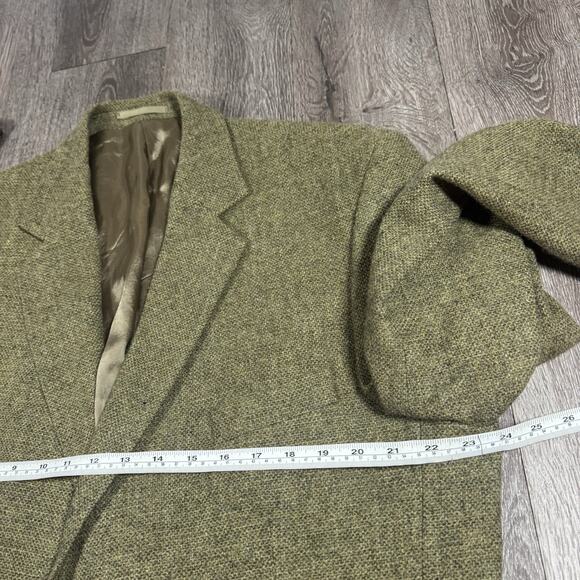 VTG 46 R Triona Green Donegal Tweed Wool Blazer Ireland - Picture 7 of 15